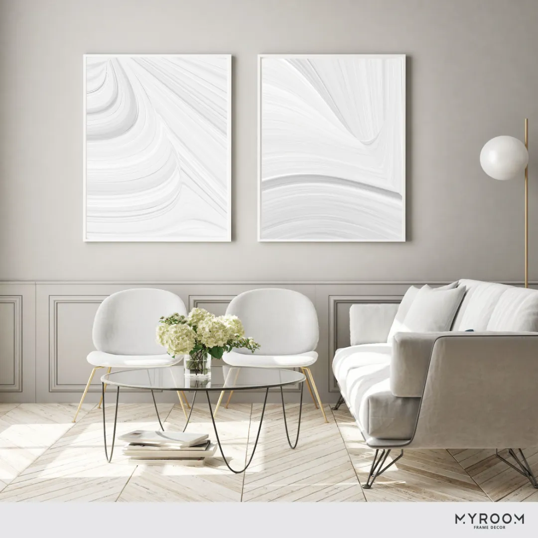Quadro Abstrato cinza 1015