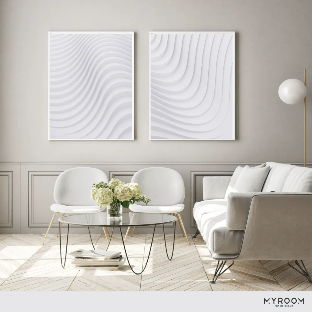 Quadro Abstrato cinza 1014
