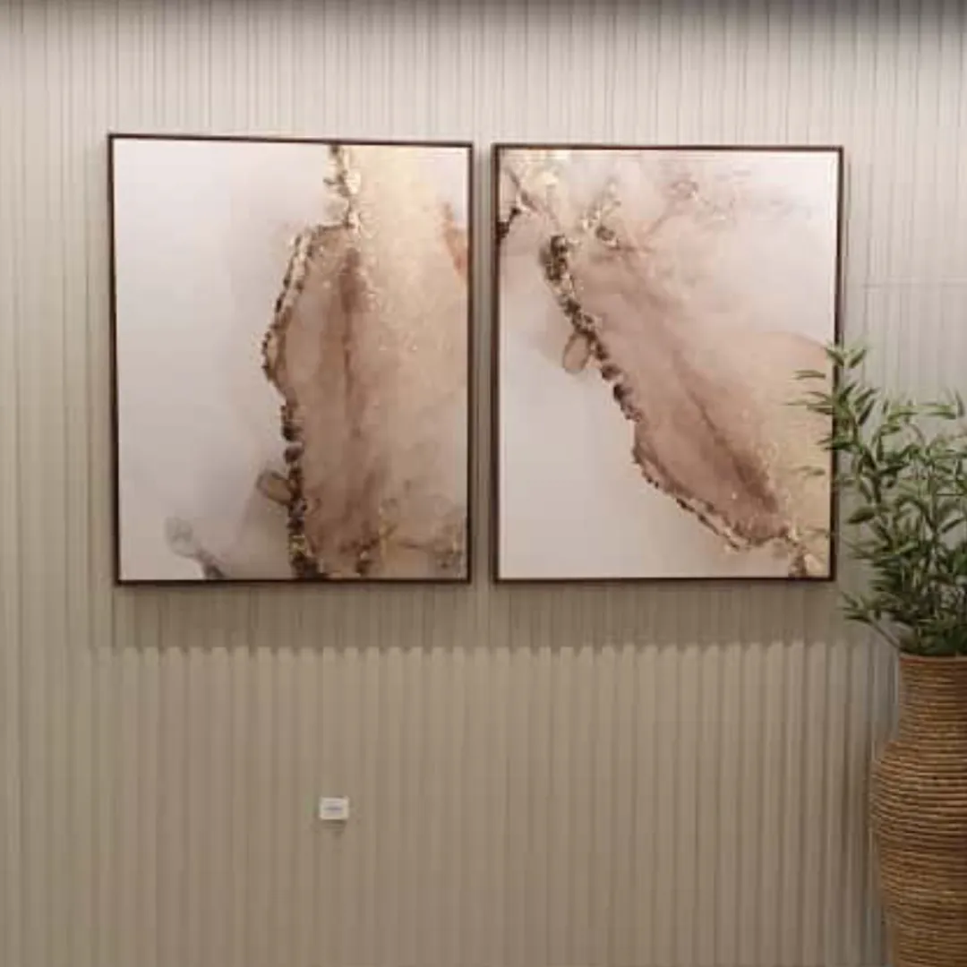 Quadro Abstrato Dourado 07 - 80x100 cm