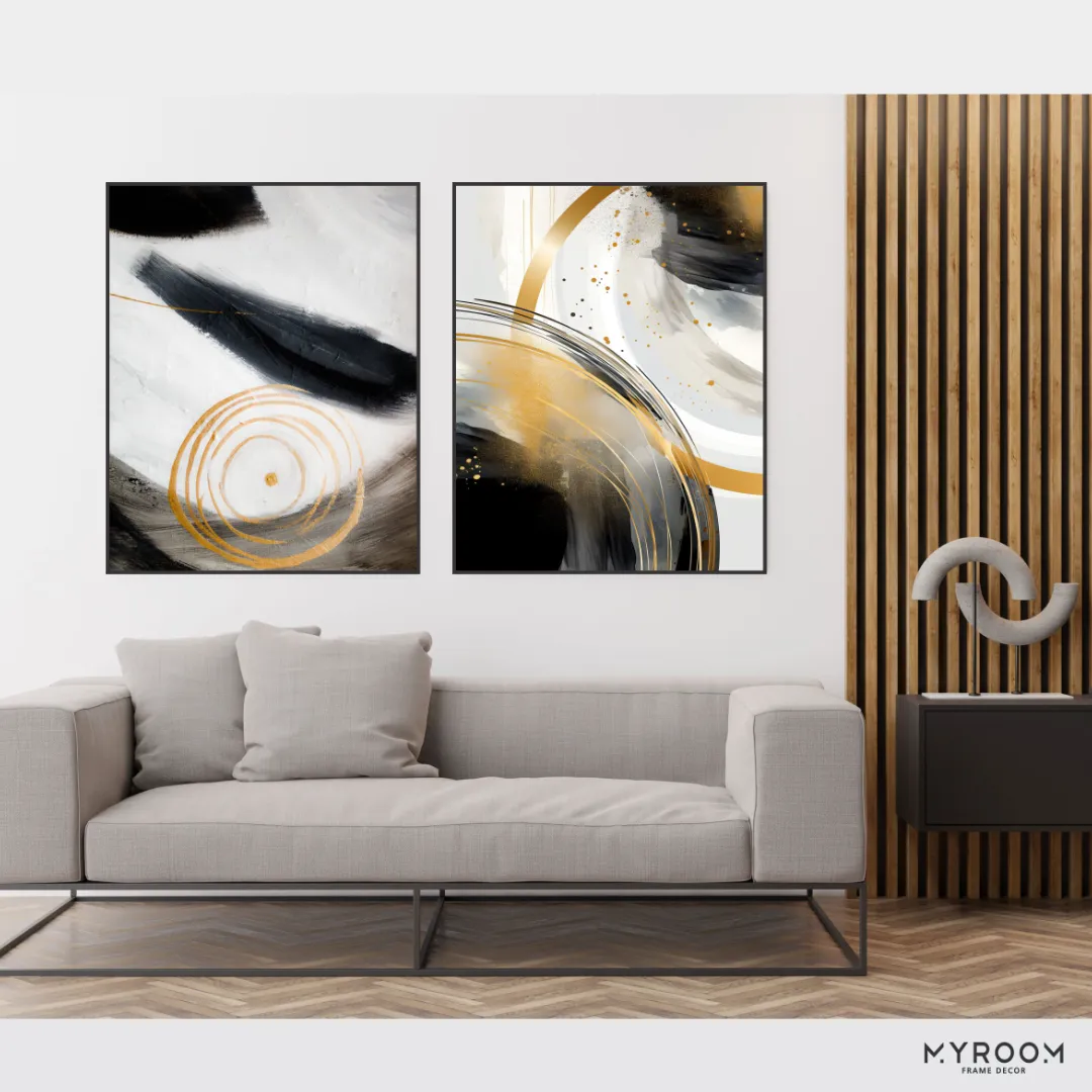 Quadro Pintura Dourada 3045