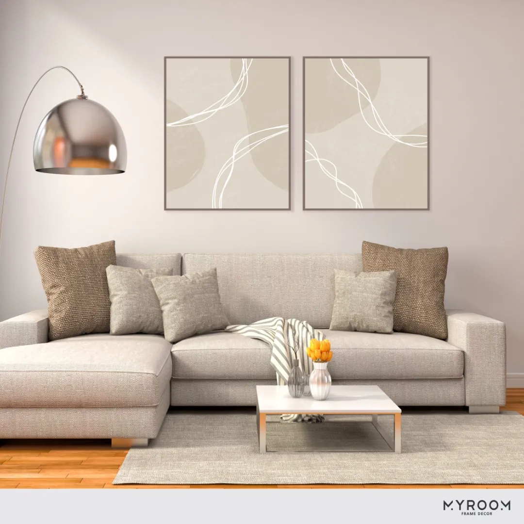 Quadro Abstrato nude 1019