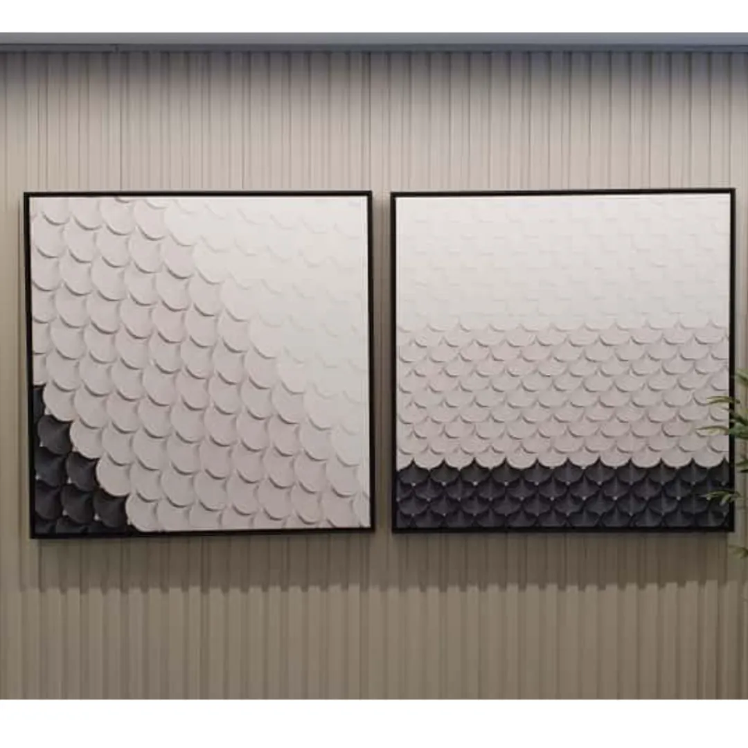 Quadro Abstrato PB - 85x85 cm