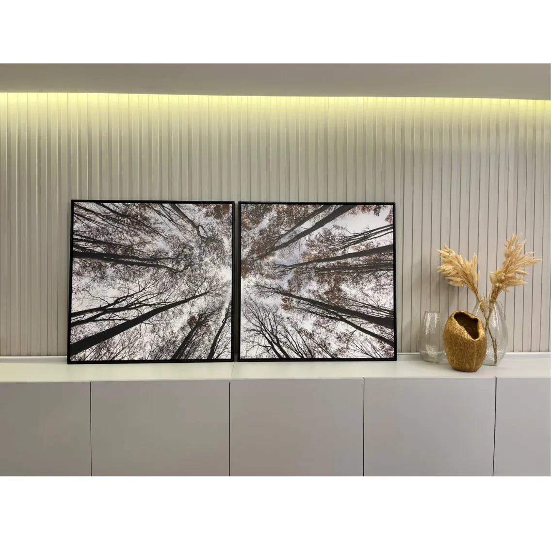 Quadro Árvores 02 - 80x80 cm