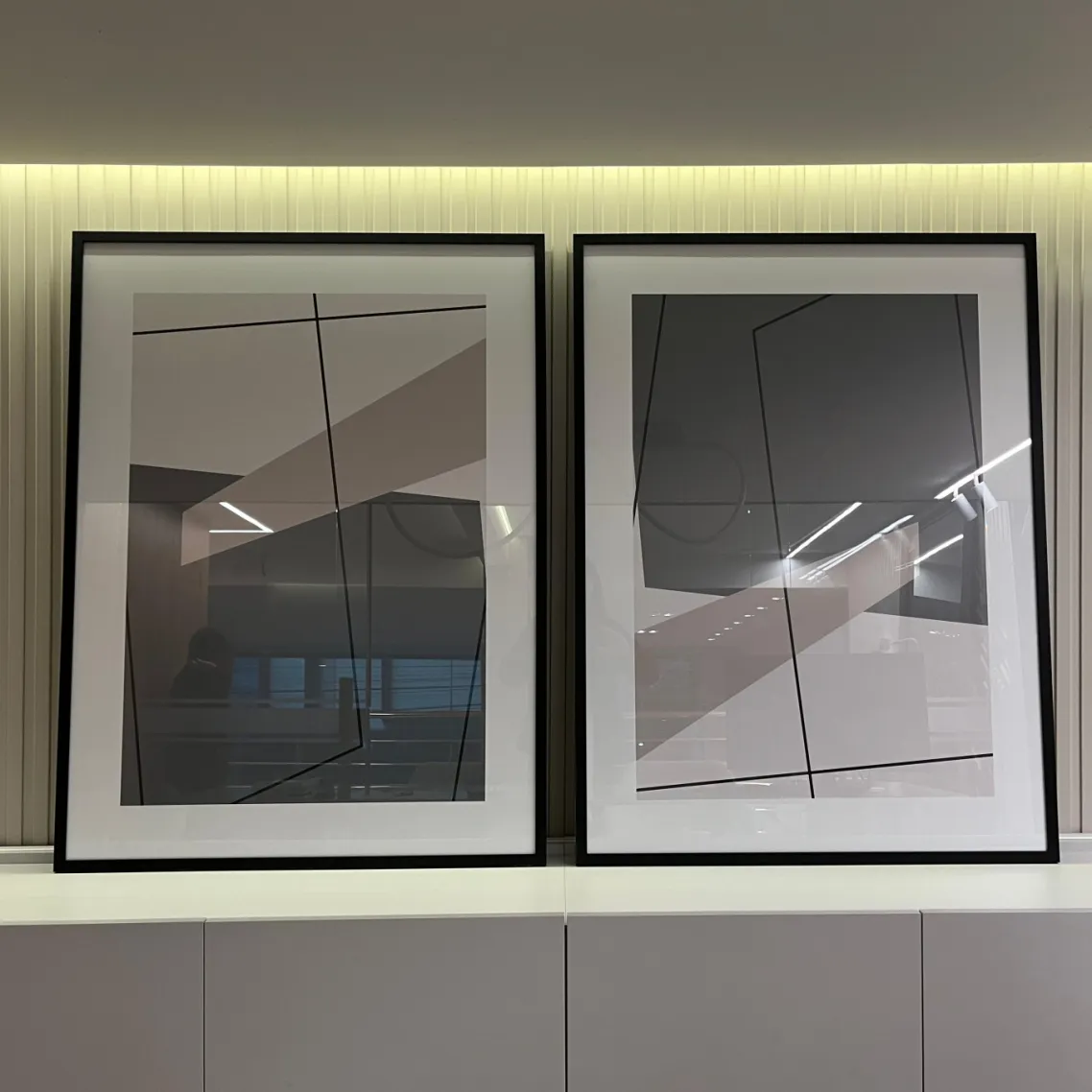 Quadro Geométrico Verde 01 - 90x120 cm