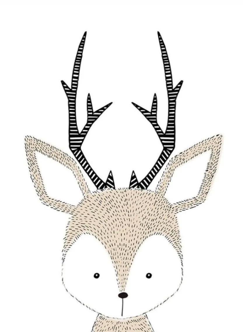 Quadro Cervo 9005