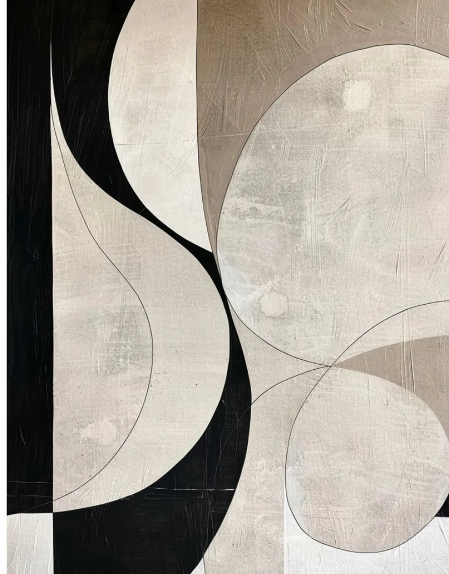 Quadro Abstrato nude 1009