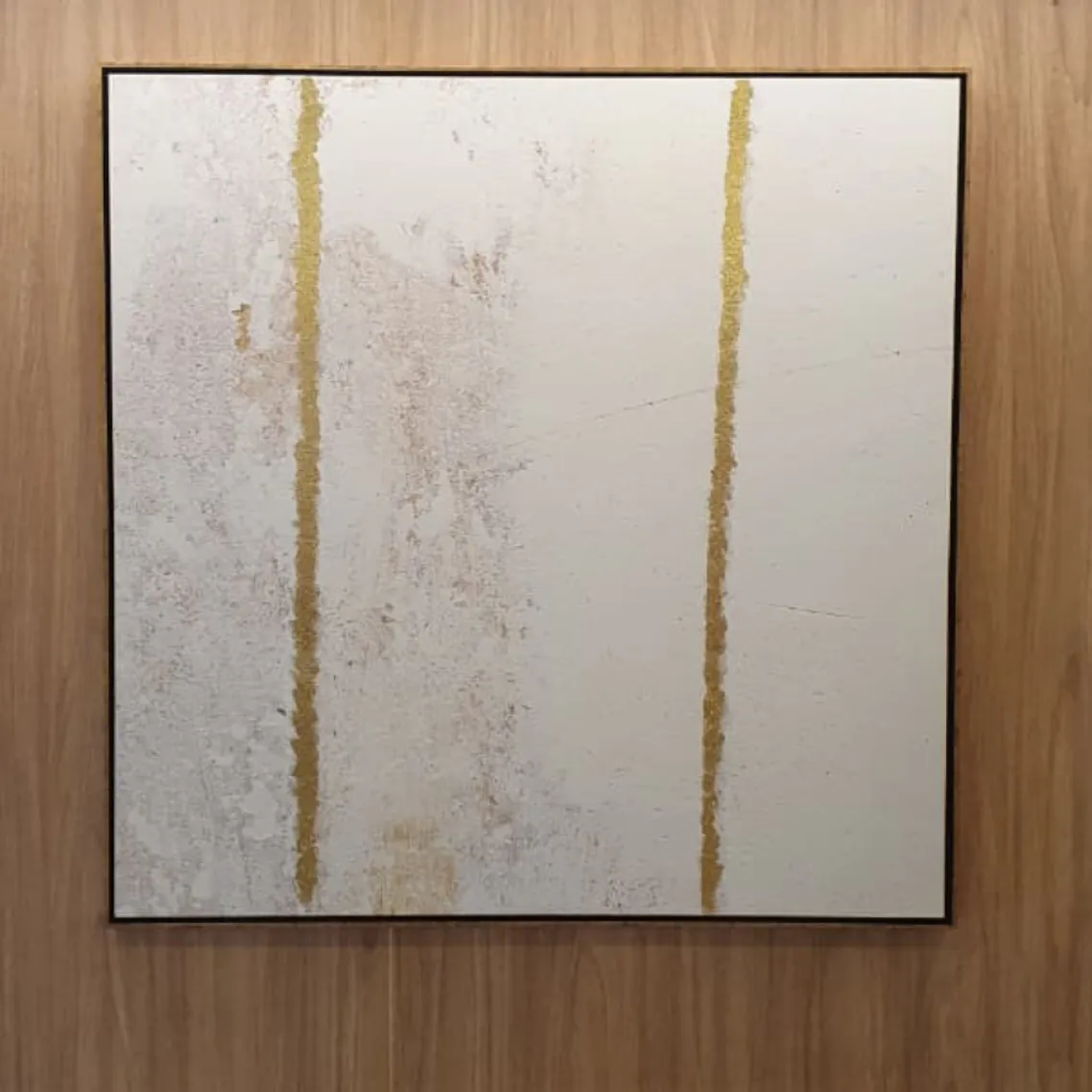 Quadro Abstrato Dourado 06 - 103x103 cm