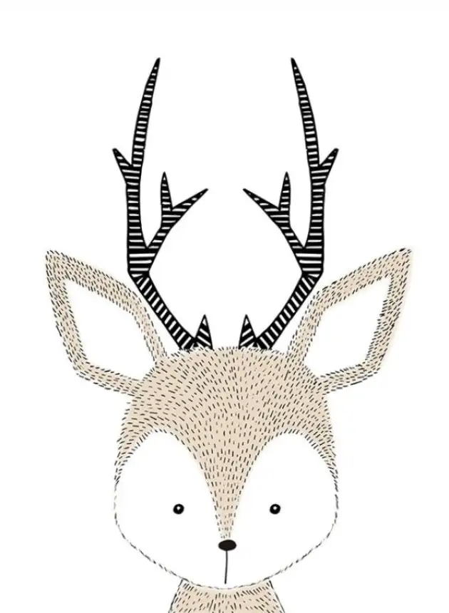 Quadro Cervo 9005