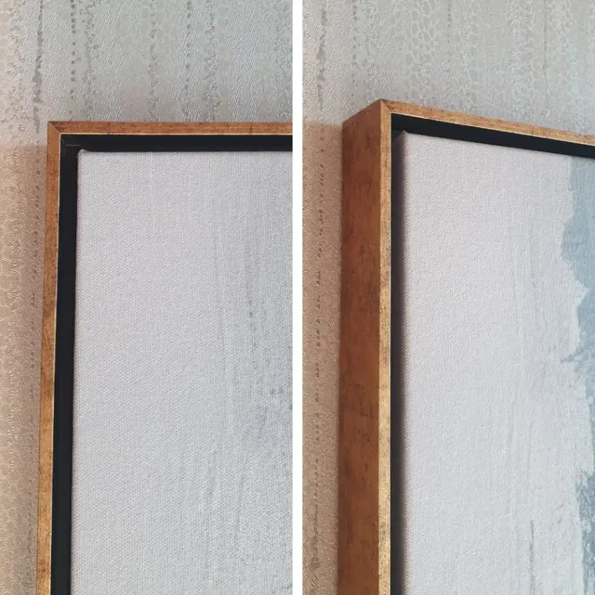 Quadro Abstrato Verde 05 90x120 cm